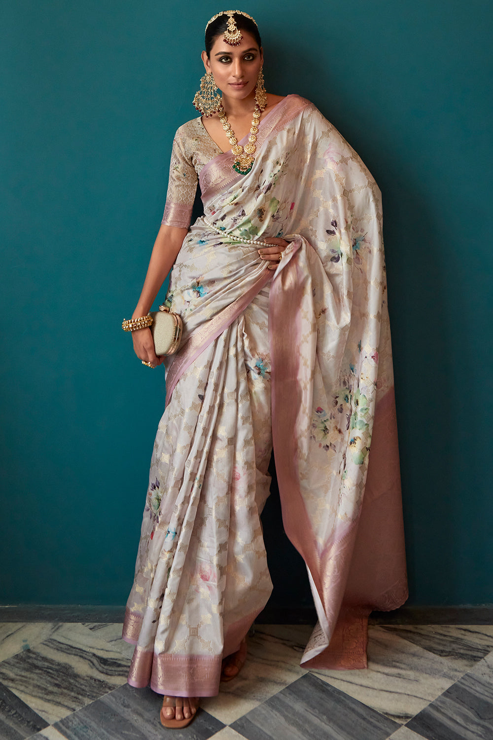 white soft silk saree 1