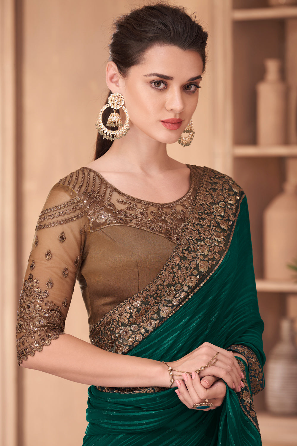 georgette saree