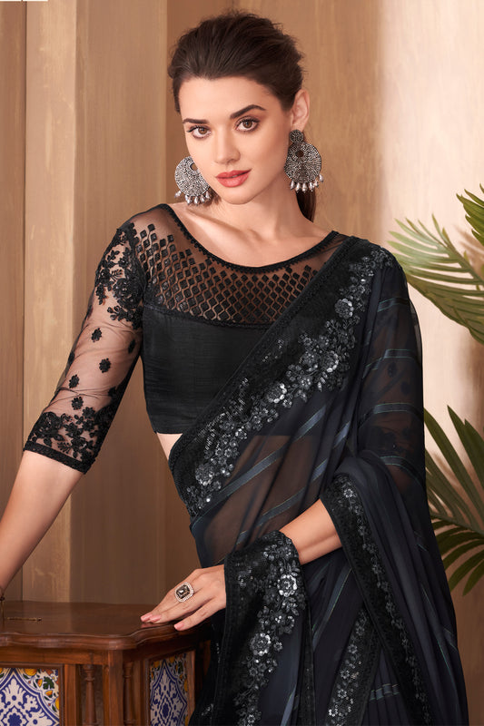 georgette saree