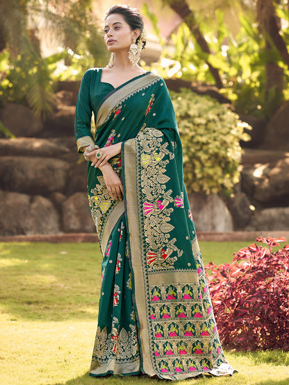 castleton green banarasi saree 1 2