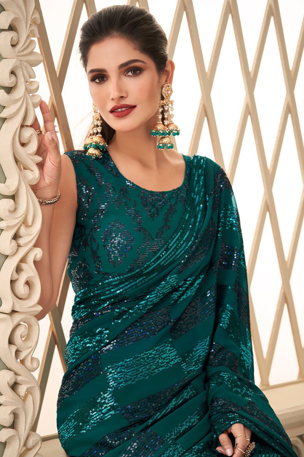 georgette saree