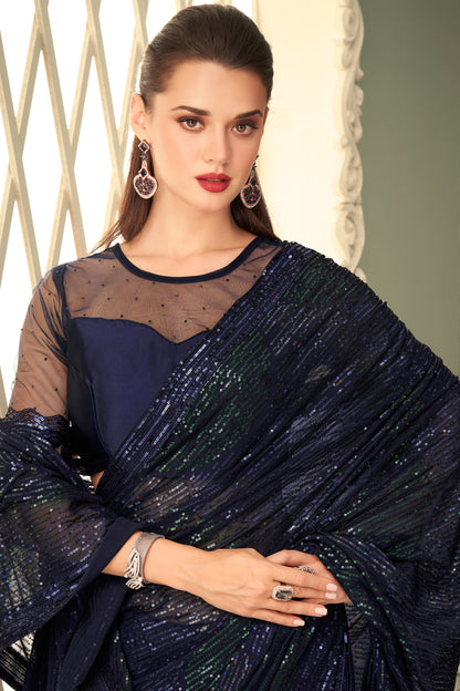 georgette saree