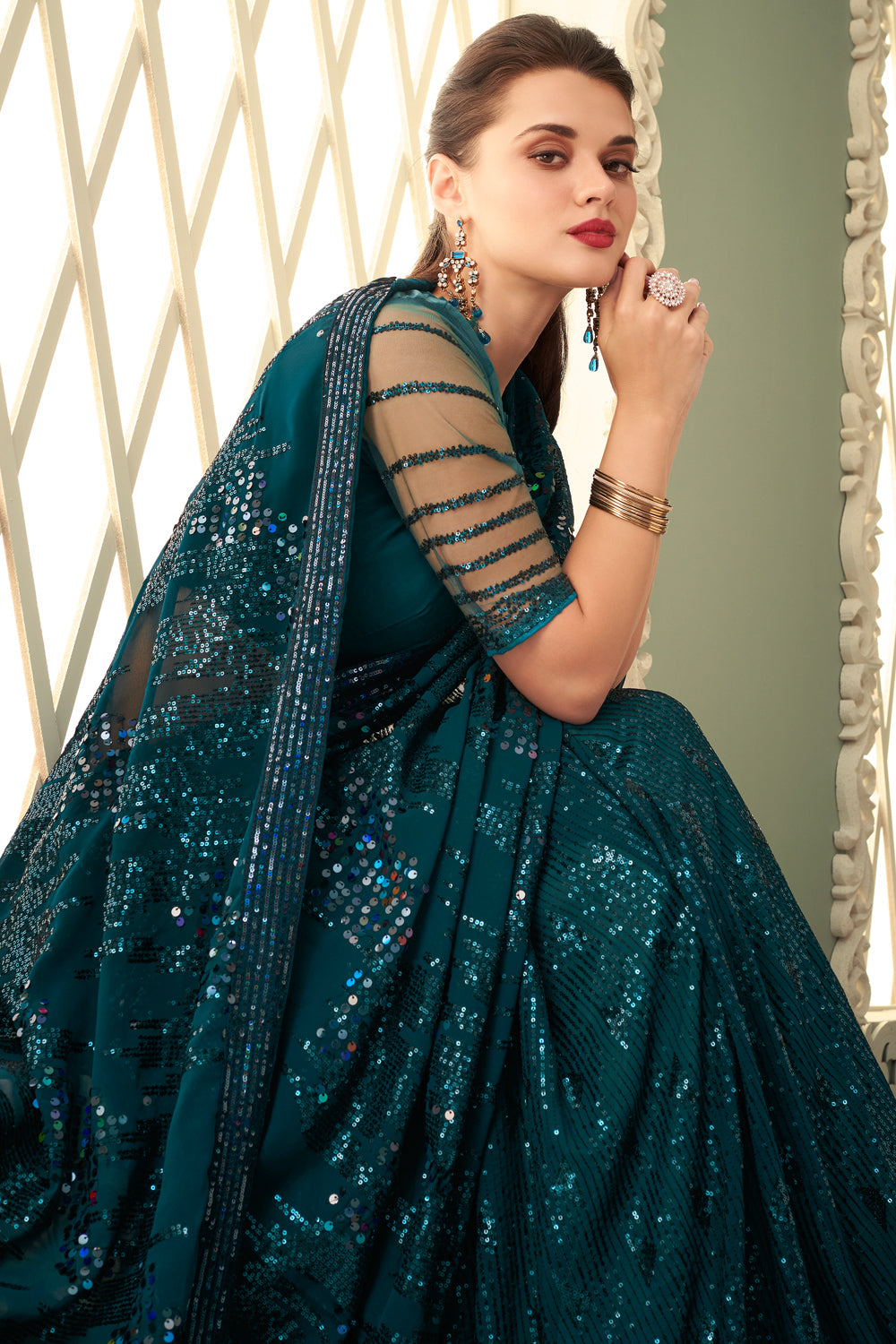 georgette saree