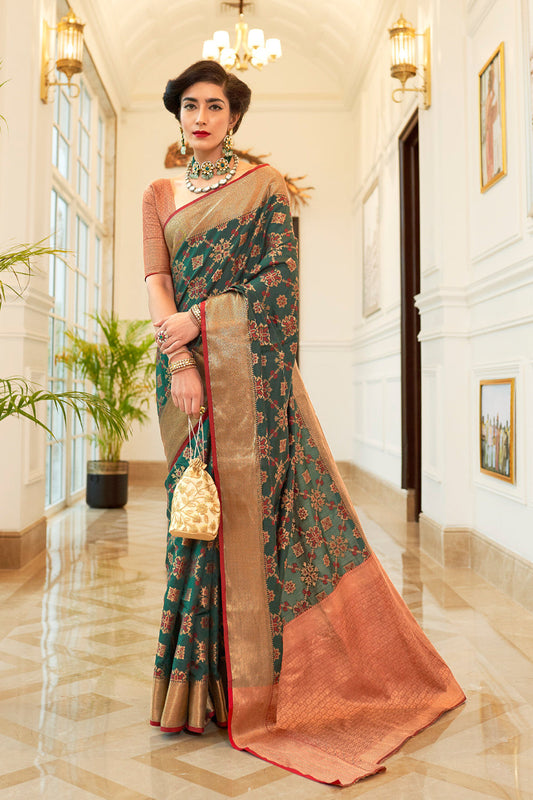 castleton green banarasi saree 3