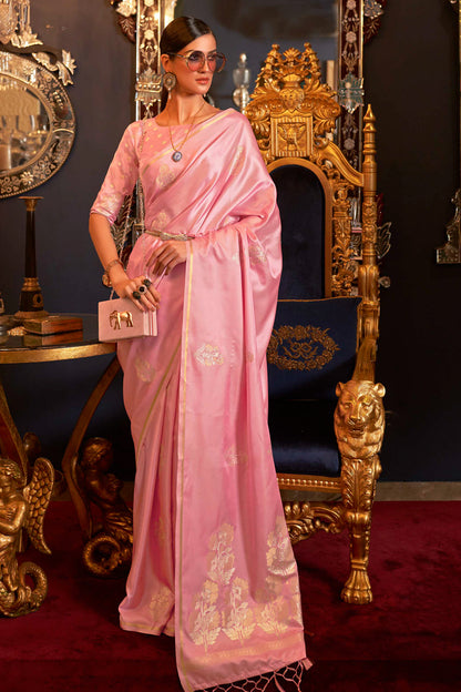 blush pink banarasi saree 3